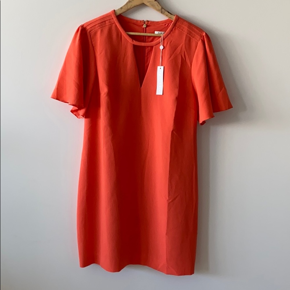 Trina Turk Bright Orange Mini Dress